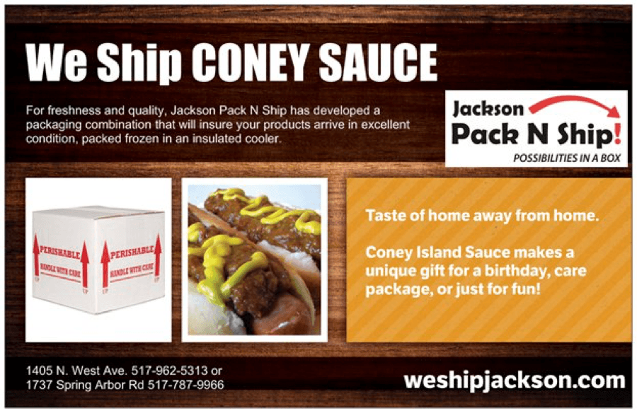 We Ship Coney Sauce